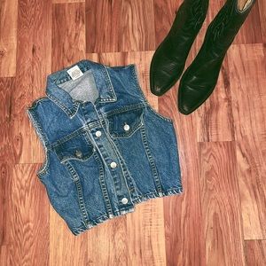 Vintage bongo denim vest
